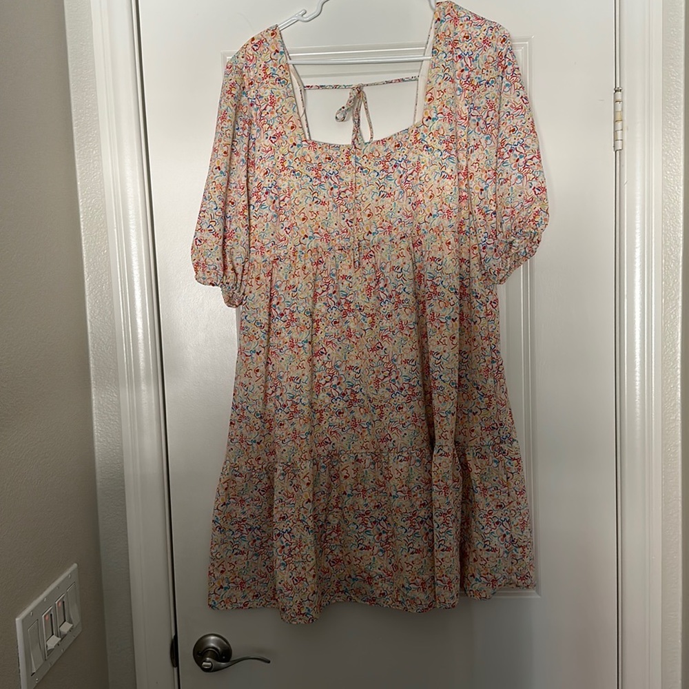 Floral mini dress